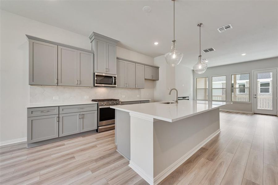 Furnished interior view inside a new home in City Point, North Richland Hills (Image 10). Furnished interior view inside a new home in City Point, North Richland Hills (Image 10).