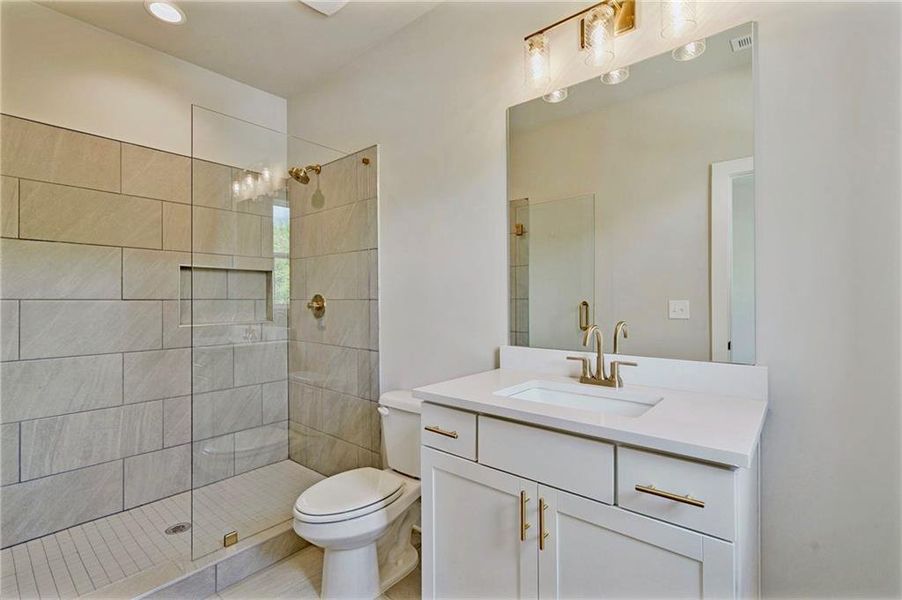 Furnished interior view inside a new home in , Atlanta (Image 10).