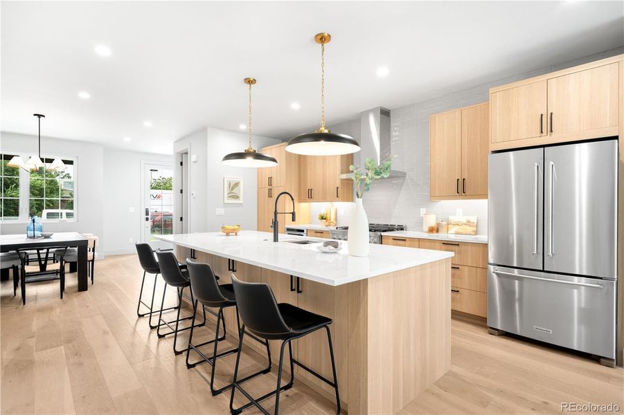 Furnished interior view inside a new home in , Denver (Image 9).