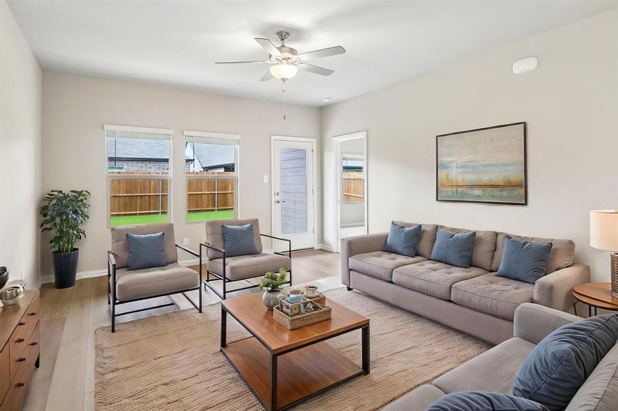 Furnished interior view inside a new home in Southridge - Spring Series, Princeton (Image 13).