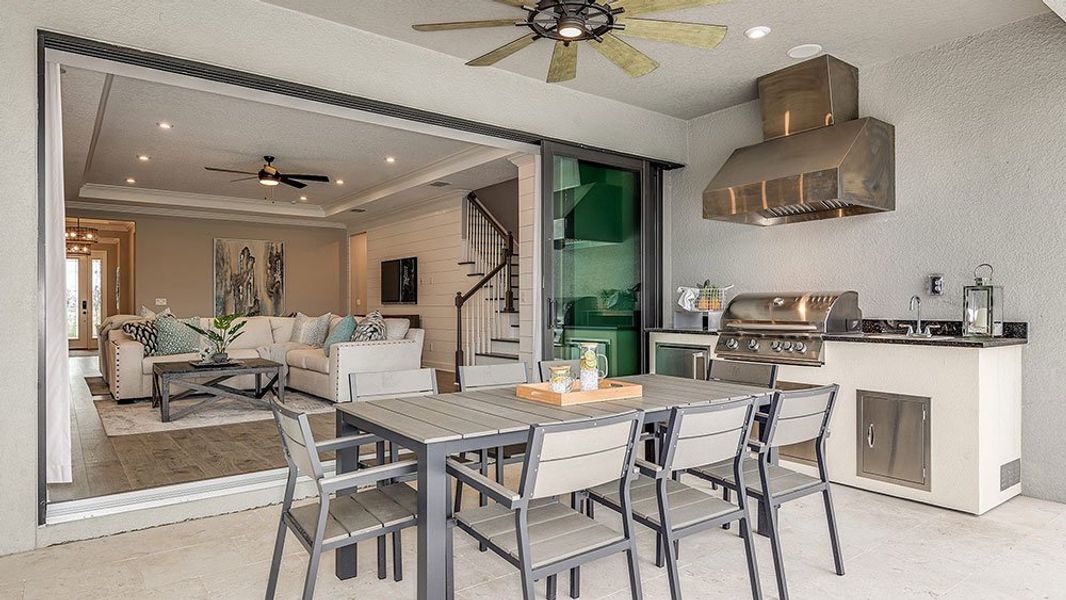 Representative furnished interior of a home built from the Java by Taylor Morrison in The Waters at Center Lake Ranch, St. Cloud (Image 23).