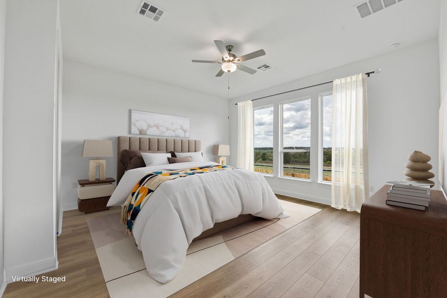 Representative furnished interior of a home built from the Piedmont by Taylor Morrison in Santa Rita Ranch, Liberty Hill (Image 13). Representative furnished interior of a home built from the Piedmont by Taylor Morrison in Santa Rita Ranch, Liberty Hill (Image 13).