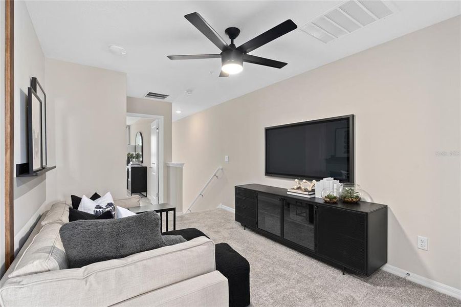 Furnished interior view inside a new home in EverBe, Orlando (Image 23).