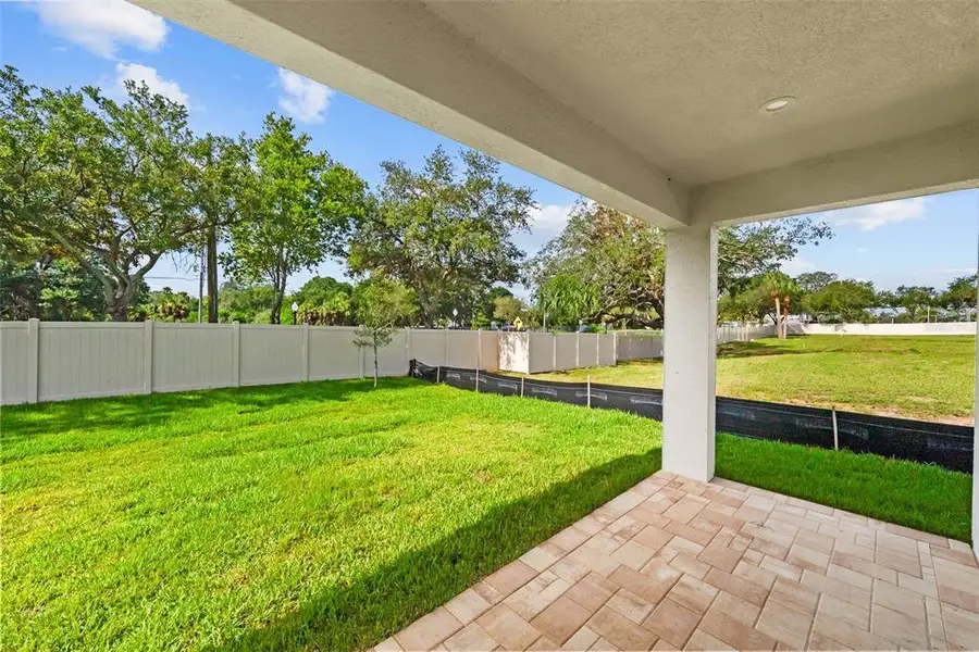 Exterior details and patio area of a home in , Tarpon Springs (Image 4). Exterior details and patio area of a home in , Tarpon Springs (Image 4).