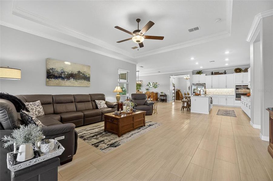 Furnished interior view inside a new home in Southshore Bay: The Grand Estates, Wimauma (Image 4).