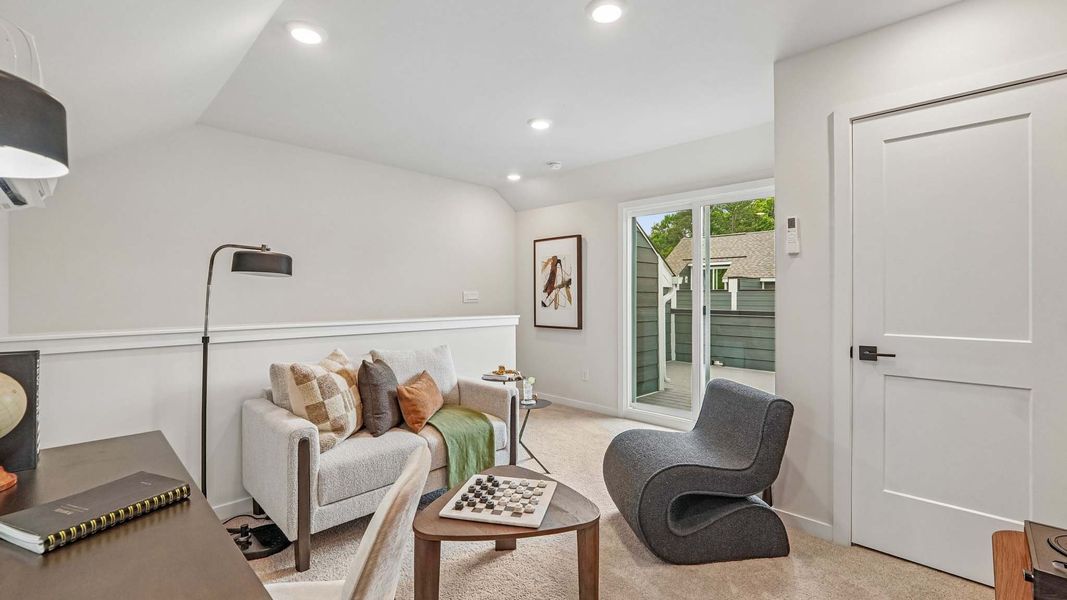 Representative furnished interior of a home built from the Carlton by D.R. Horton in Kingman Townhomes, Charlotte (Image 14). Representative furnished interior of a home built from the Carlton by D.R. Horton in Kingman Townhomes, Charlotte (Image 14).