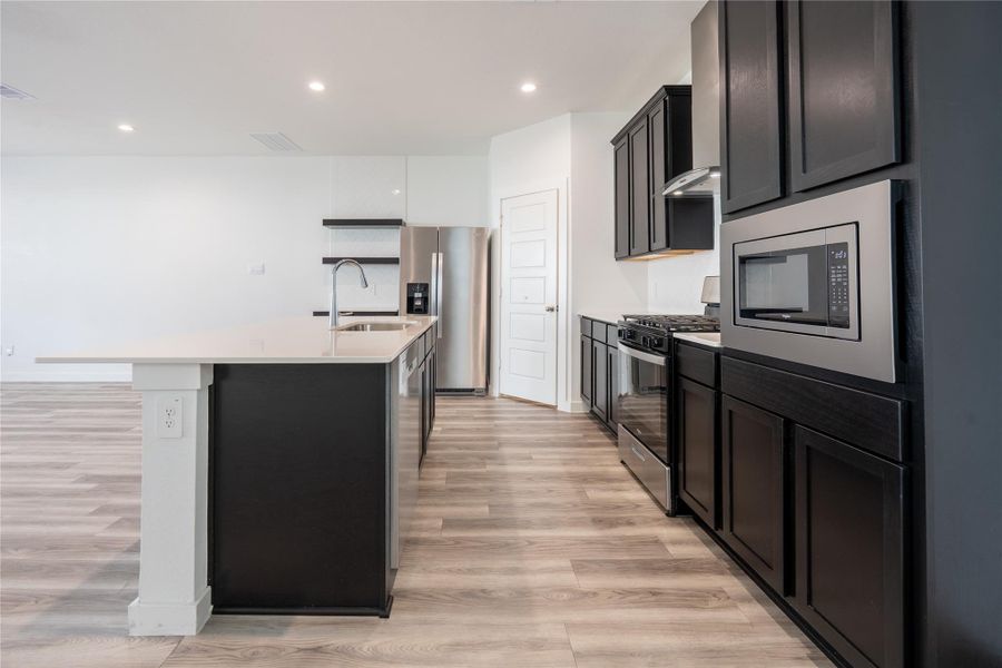 Furnished interior view inside a new home in City Gate, Houston (Image 12).