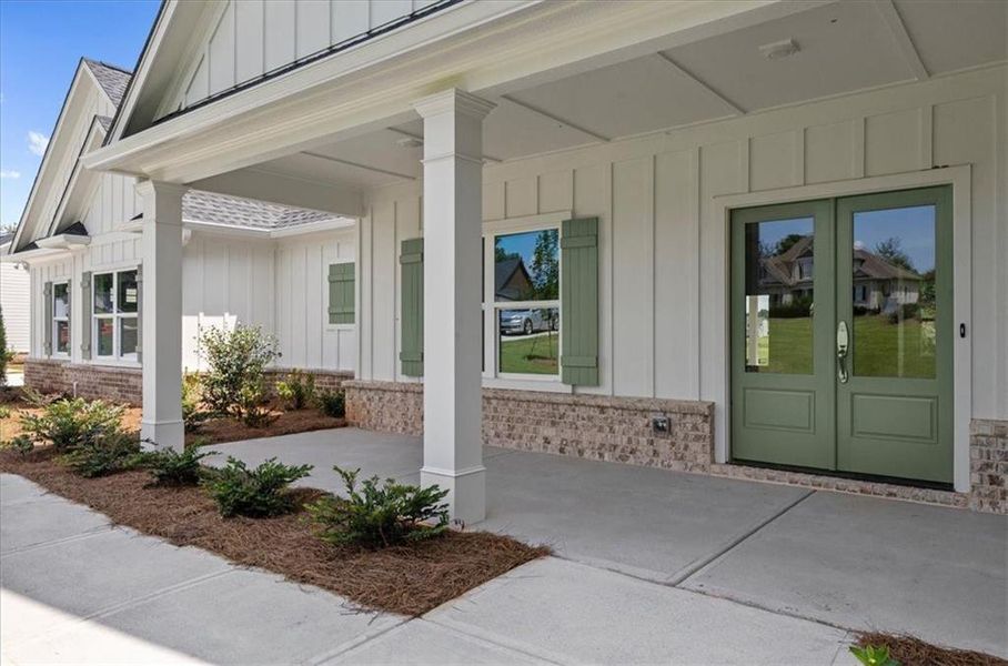 Exterior details and patio area of a home in , Cumming (Image 4).