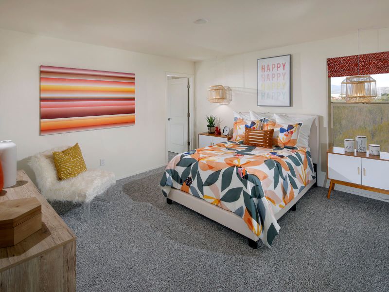 The 2380 floorplan modeled at Hanson Ridge.