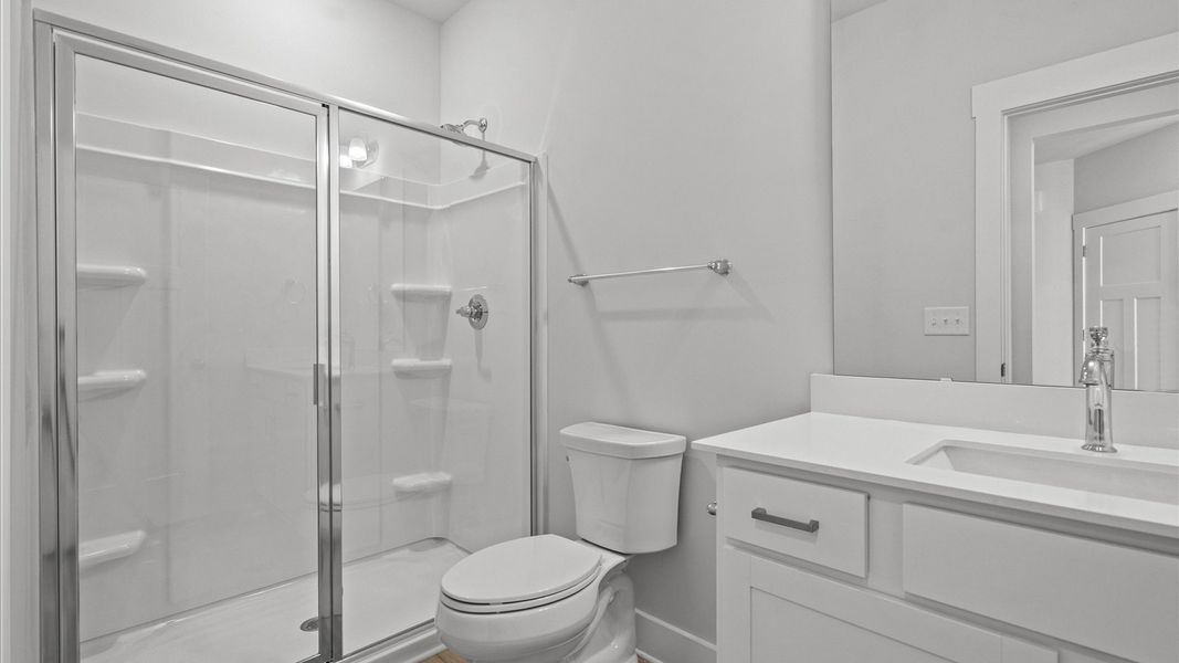 Furnished interior view inside a new home in Camden Cottages, Greenville (Image 8).