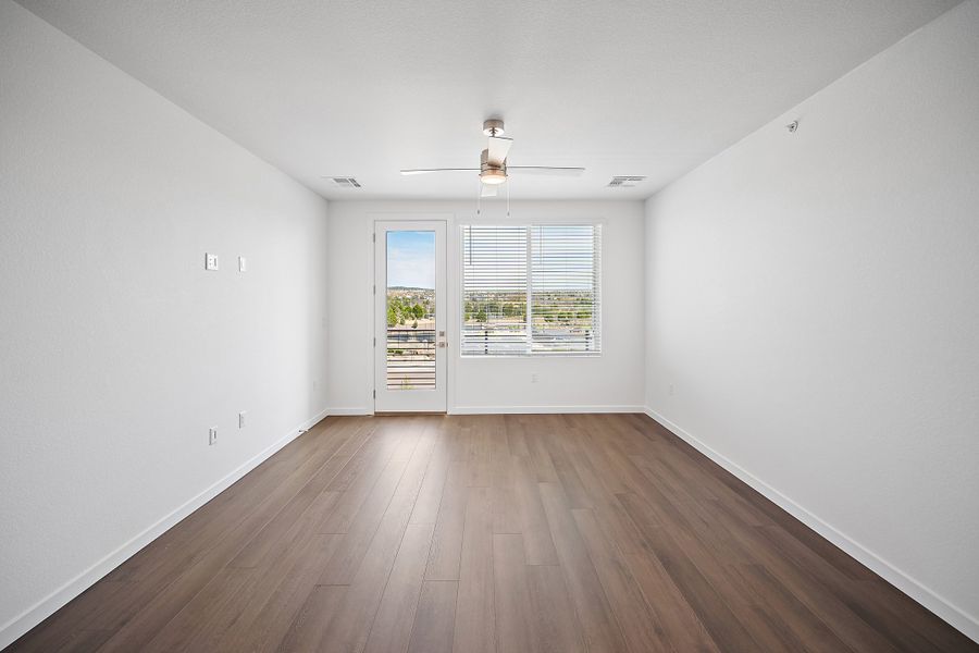Spacious, unfurnished interior of a new home in The Residences at Victory Ridge, Colorado Springs (Image 15). Spacious, unfurnished interior of a new home in The Residences at Victory Ridge, Colorado Springs (Image 15).
