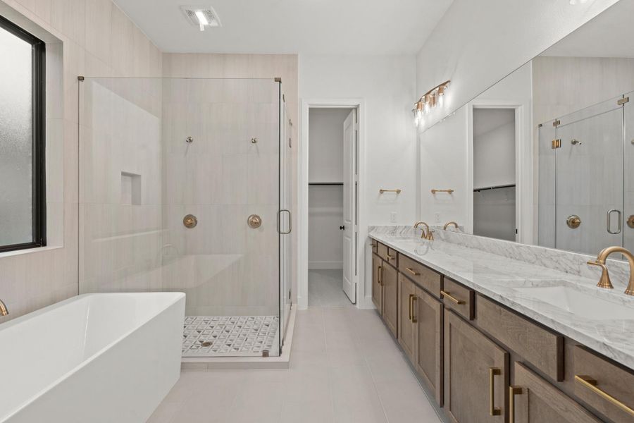 Furnished interior view inside a new home in Legacy Prairie at Katy Court 60', Katy (Image 6).
