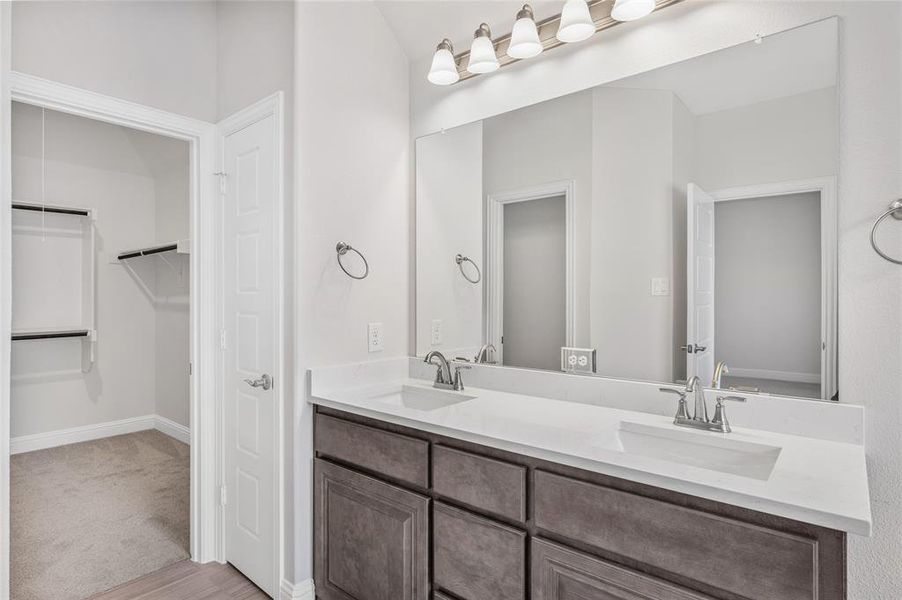 Furnished interior view inside a new home in Creekview Meadows, Pilot Point (Image 8).
