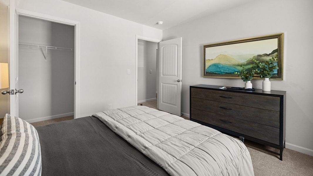 Representative furnished interior of a home built from the Halton by D.R. Horton in Parkside at Carter Grove, Cartersville (Image 21).