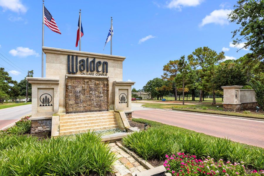 Front exterior of a new home in , Montgomery, TX, highlighting curb appeal (Image 23). Front exterior of a new home in , Montgomery, TX, highlighting curb appeal (Image 23).