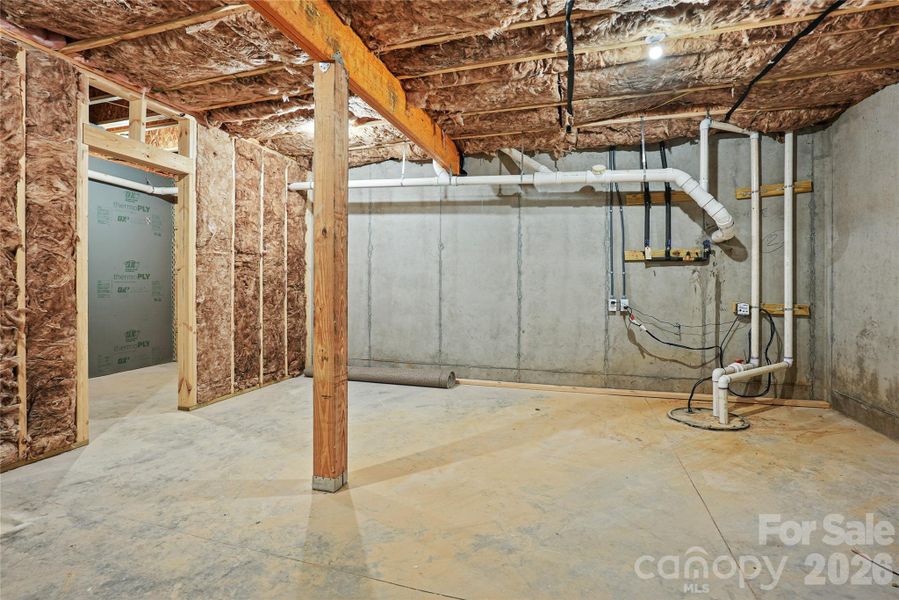 In-progress construction of a new home in Cannon Run, Concord, NC (Image 44).
