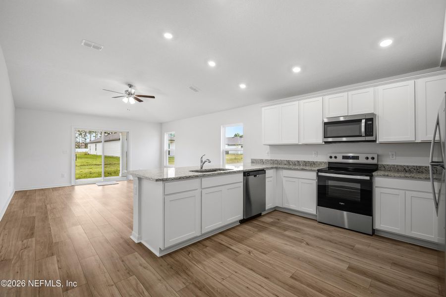 Furnished interior view inside a new home in Westport Landing, Jacksonville (Image 15).
