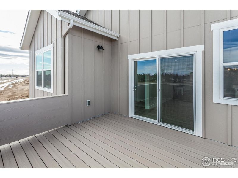 Exterior details and patio area of a home in Wilson Commons, Loveland (Image 3). Exterior details and patio area of a home in Wilson Commons, Loveland (Image 3).