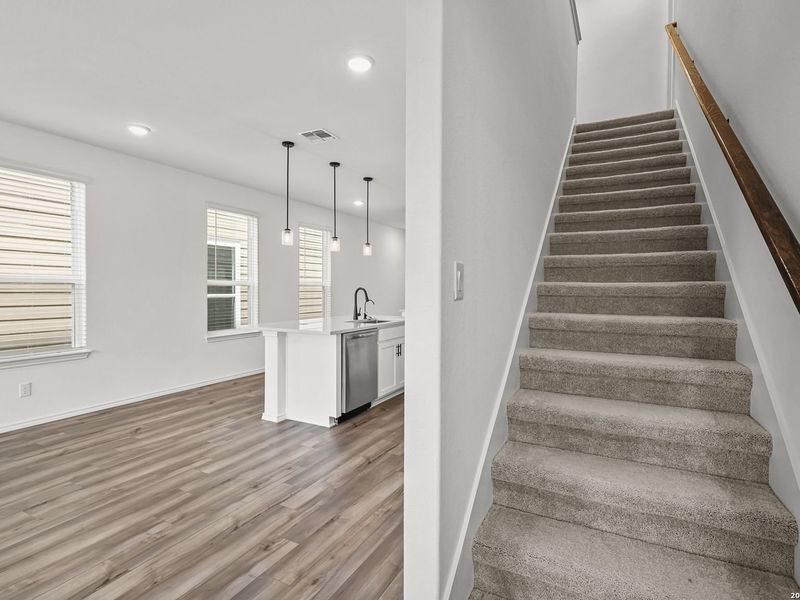 Spacious, unfurnished interior of a new home in Meadows at Oak Creek, San Antonio (Image 23).