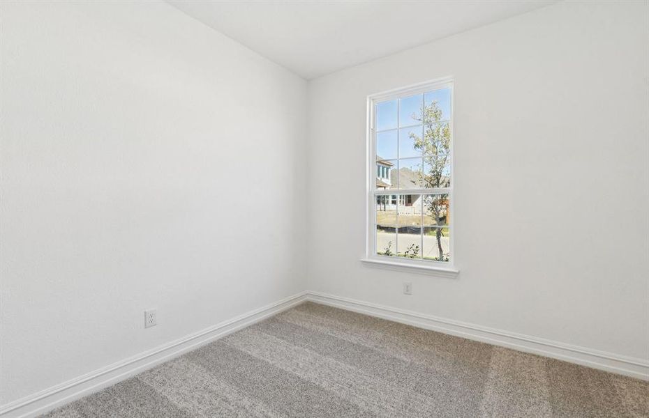 Secondary bedroom with ample closet space Secondary bedroom with ample closet space