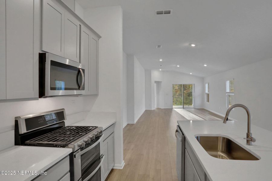 Furnished interior view inside a new home in Cordova Palms, St. Augustine (Image 9). Furnished interior view inside a new home in Cordova Palms, St. Augustine (Image 9).