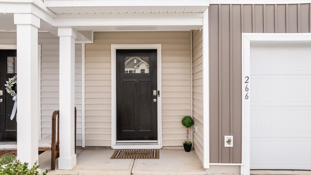 Exterior details and patio area of a home in , Summerville (Image 3). Exterior details and patio area of a home in , Summerville (Image 3).