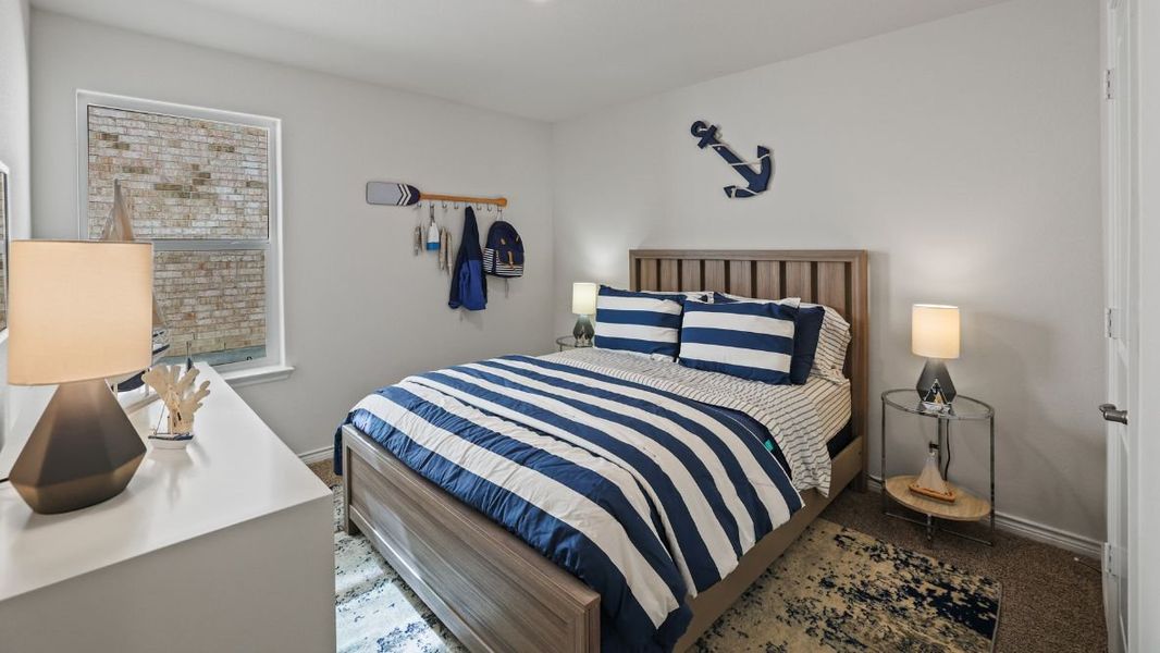 Furnished interior view inside a new home in Prairie Oaks, Oak Point (Image 25).