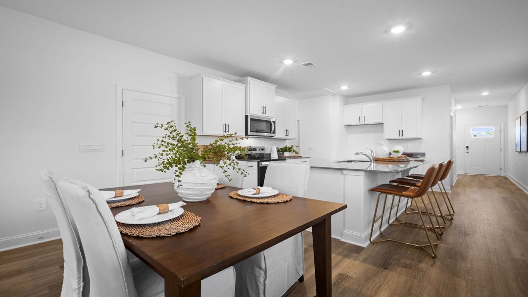 Furnished interior view inside a new home in The Lakes at North Glynn, Brunswick (Image 9).