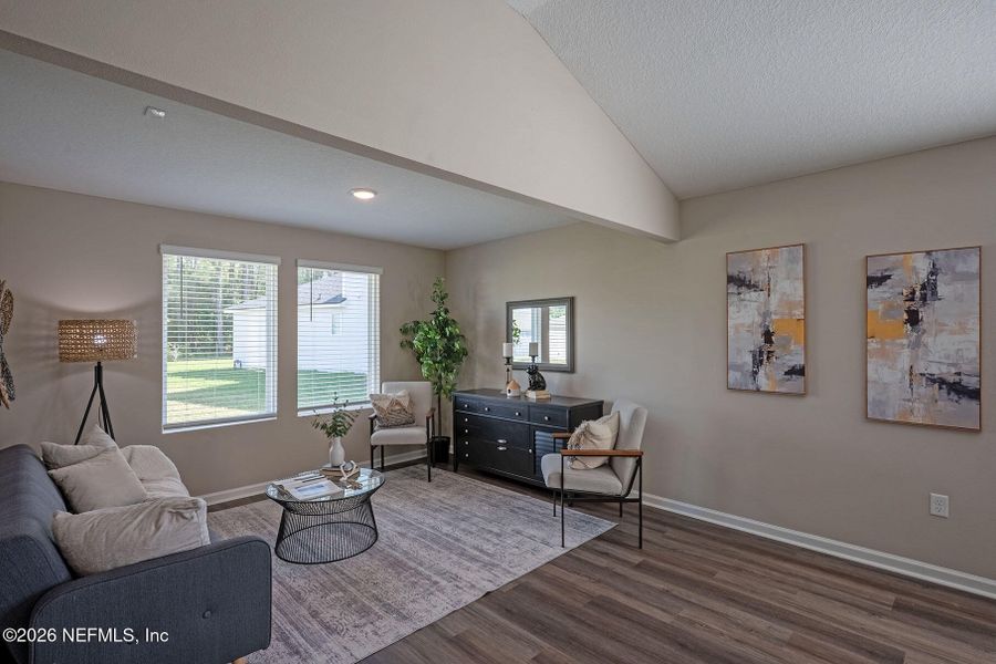 Furnished interior view inside a new home in Edinburgh Village, Jacksonville (Image 35).
