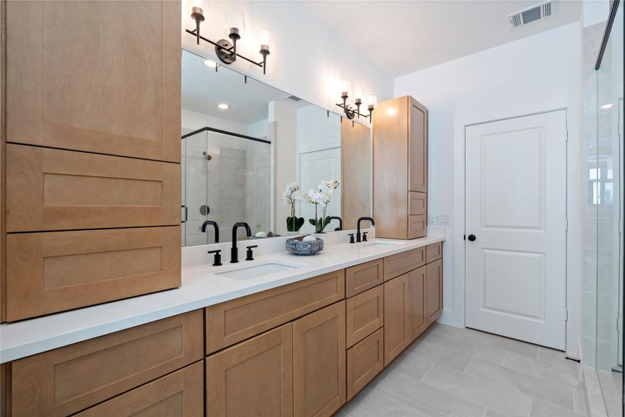 Furnished interior view inside a new home in , Houston (Image 16). Furnished interior view inside a new home in , Houston (Image 16).