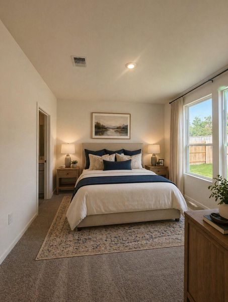 Furnished interior view inside a new home in Windcress, Cove (Image 3).