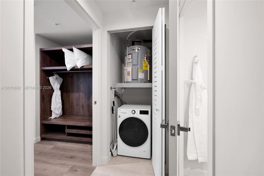 Furnished interior view inside a new home in , Miami (Image 11).