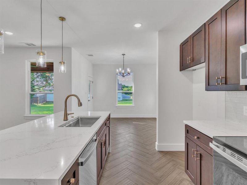 Furnished interior view inside a new home in , Granbury (Image 9). Furnished interior view inside a new home in , Granbury (Image 9).