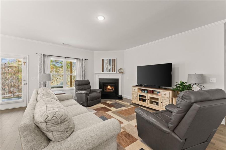 Furnished interior view inside a new home in , Dawsonville (Image 6).