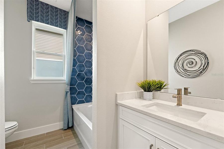 Furnished interior view inside a new home in Rainwood, Groveland (Image 10).