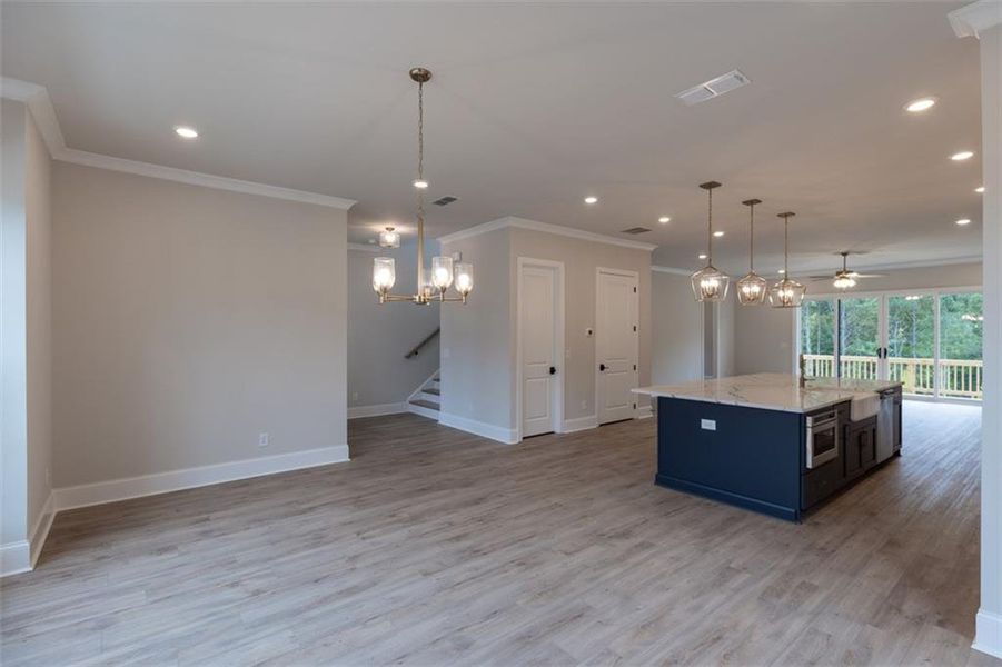 Spacious, unfurnished interior of a new home in Brackley Single Family, Cumming (Image 25).