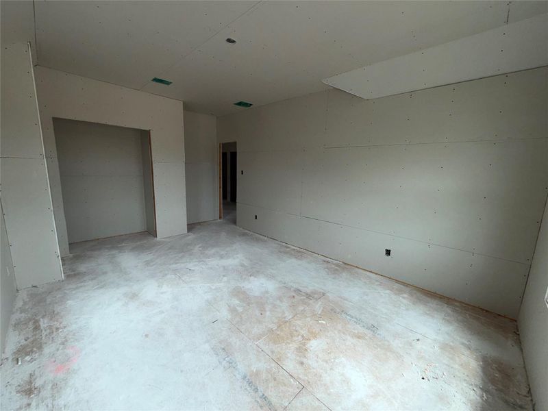 In-progress construction of a new home in Lariat, Liberty Hill, TX (Image 22).