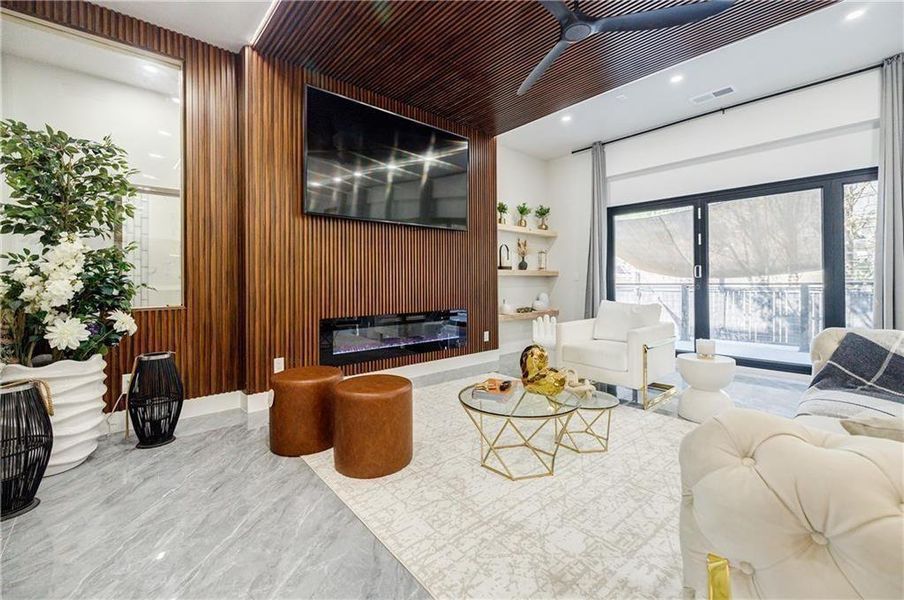 Furnished interior view inside a new home in , Marietta (Image 8).