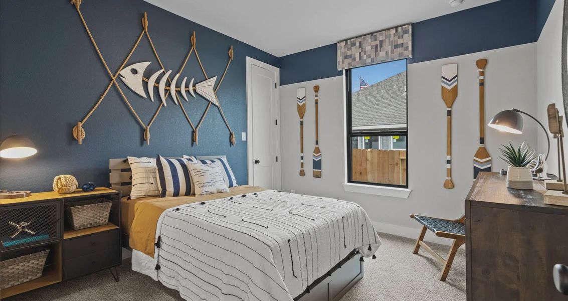 Representative furnished interior of a home built from the Brooke by Chesmar Homes in Meyer Ranch, New Braunfels (Image 16).