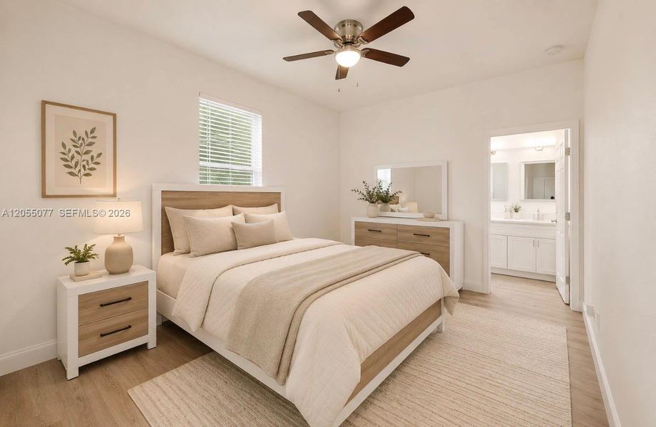 Furnished interior view inside a new home in , Tampa (Image 11). Furnished interior view inside a new home in , Tampa (Image 11).