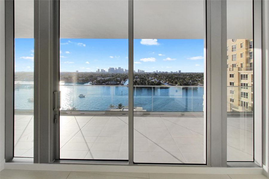 View from living area