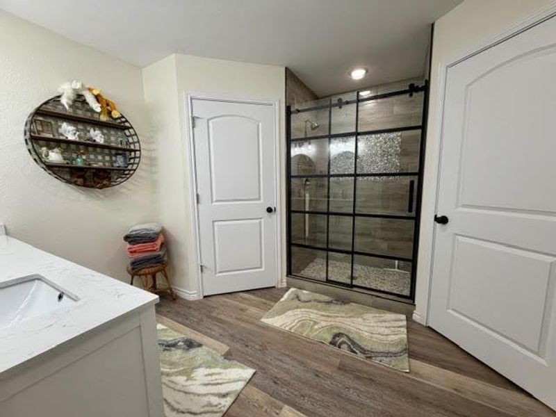 Furnished interior view inside a new home in , Poynor (Image 31).