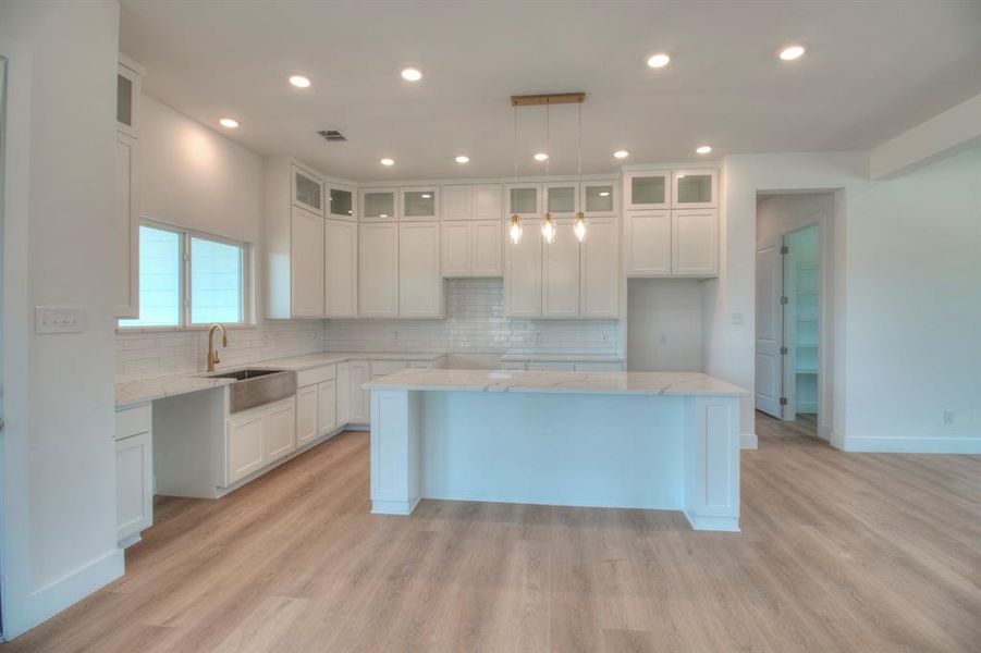 Furnished interior view inside a new home in , Sunset (Image 9).