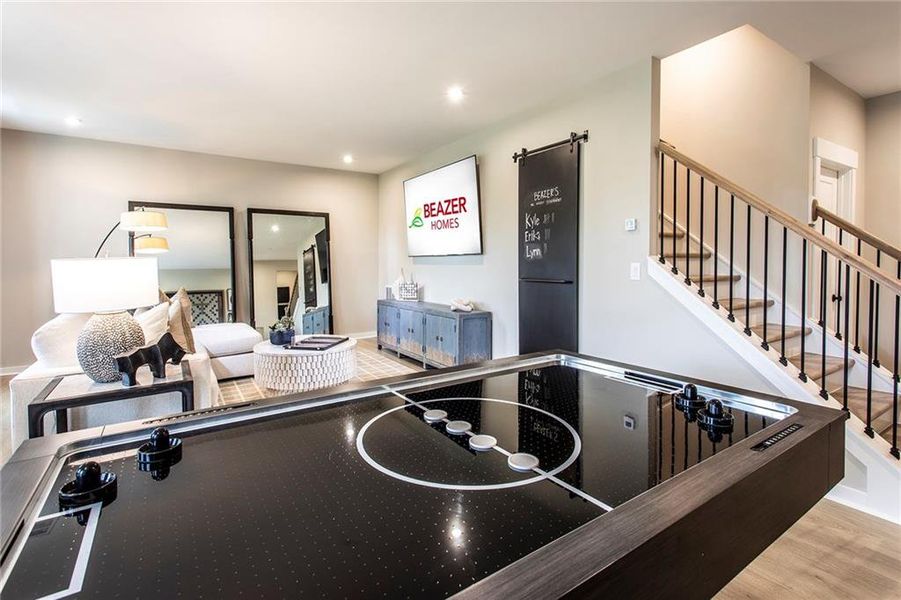 Furnished interior view inside a new home in Hopewell Reserve, Cumming (Image 34). Furnished interior view inside a new home in Hopewell Reserve, Cumming (Image 34).