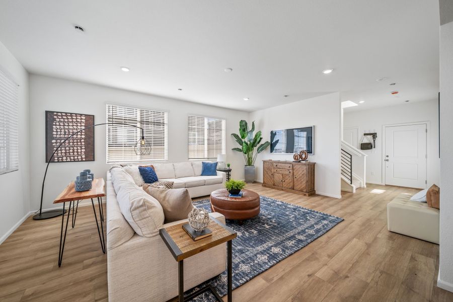 Furnished interior view inside a new home in Green Valley Ranch, Aurora (Image 8).