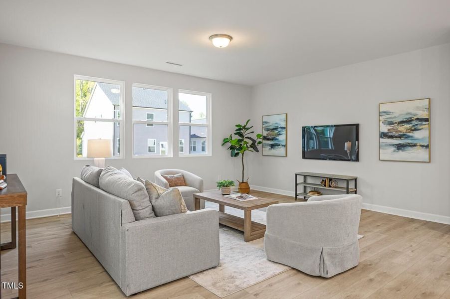 Furnished interior view inside a new home in Gregory Village, Lillington (Image 108).