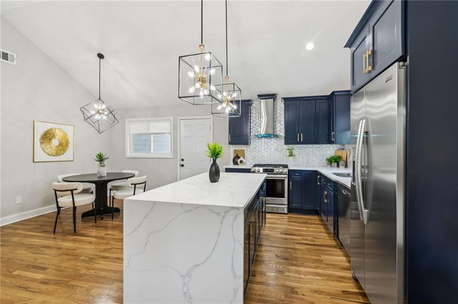 Furnished interior view inside a new home in , Decatur (Image 10).