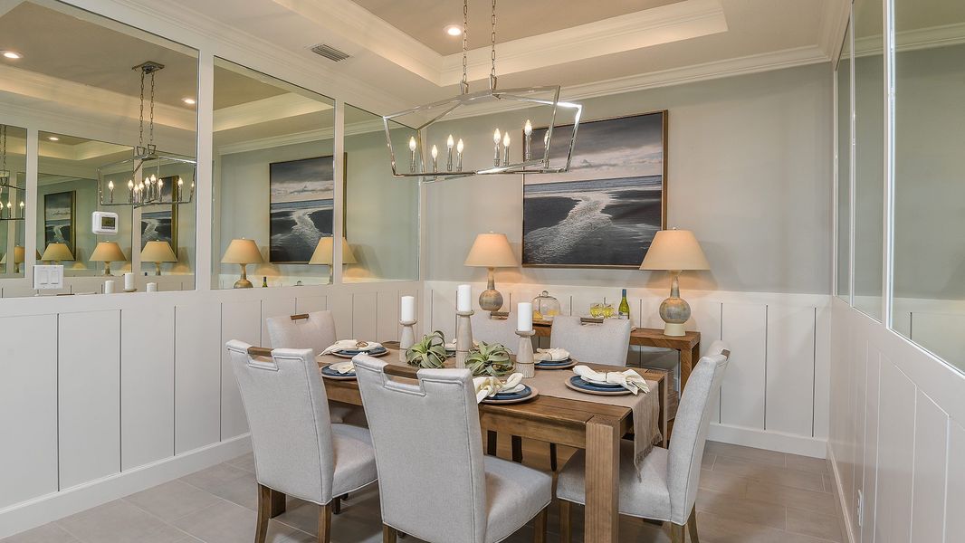 Furnished interior view inside a new home in Esplanade at Azario Lakewood Ranch, Bradenton (Image 7).