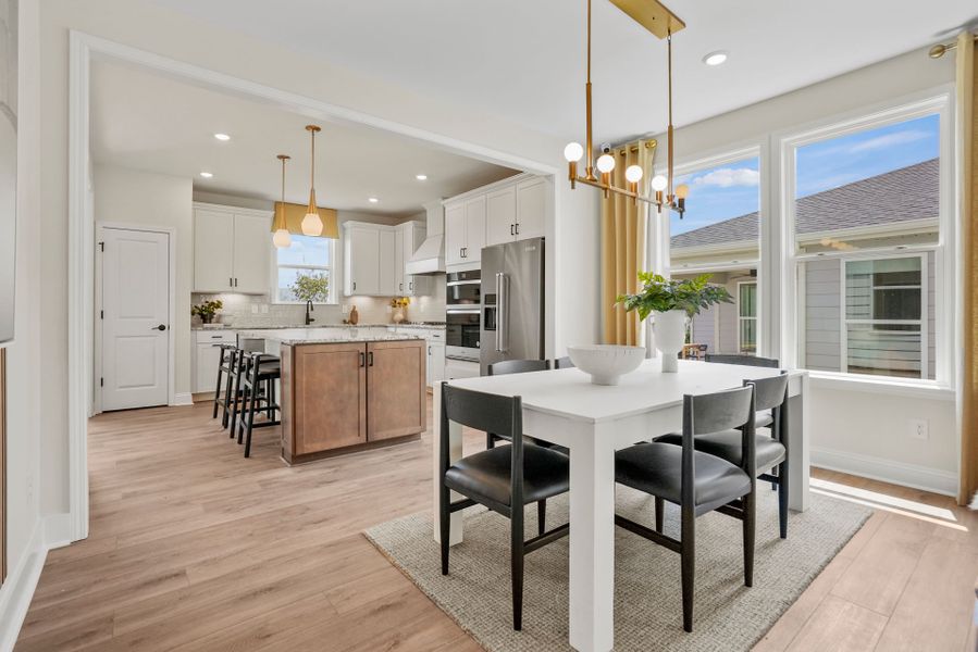 Representative furnished interior of a home built from the Compass by Del Webb in Del Webb Carolina Ridge, Midland (Image 14).