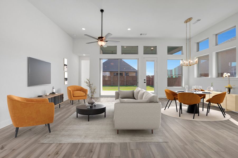 Furnished interior view inside a new home in Tavolo Park Cottages, Fort Worth (Image 6).